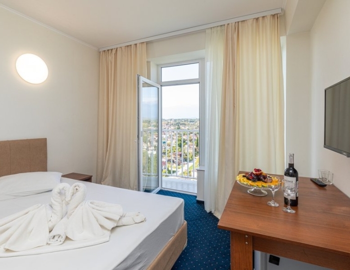 Стандарт 2-местный 1-комнатный, с балконом, вид на горы - Гранд отель «Россия» Гудаута